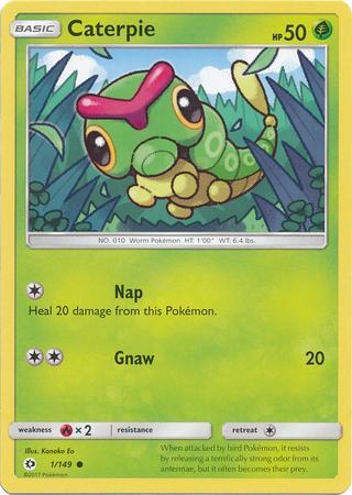 Caterpie (#1/149)(REVERSE FOIL) REVERSE FOIL