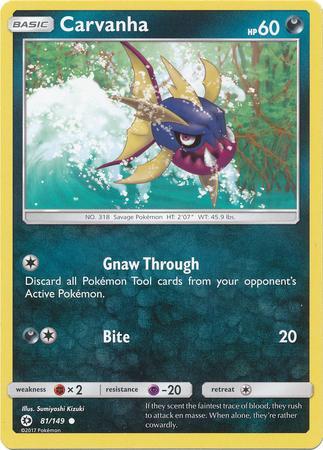 Carvanha (#81/149)(REVERSE FOIL) REVERSE FOIL