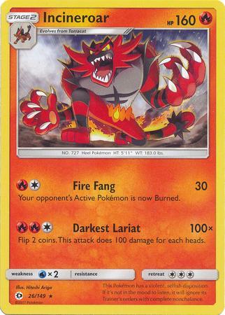 Incineroar (#26/149) Incineroar (#26/149)