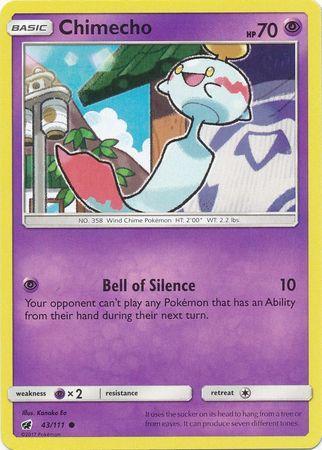Chimecho (#43/111)(REVERSE FOIL) REVERSE FOIL