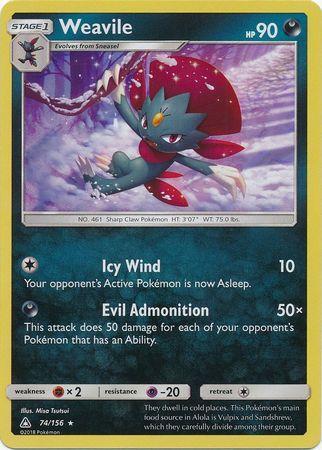 Weavile (#74/156) Weavile (#74/156)