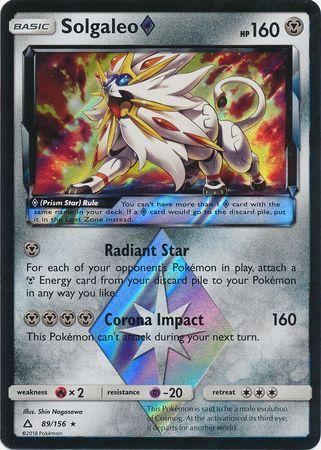 Solgaleo Prism Star (#89/156) Solgaleo Prism Star (#89/156)