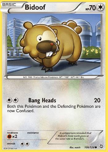 Bidoof (#106/124) Bidoof (#106/124)