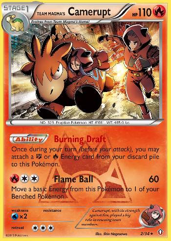 Camerupt da Equipe Magma (#2/34) Camerupt da Equipe Magma (#2/34)