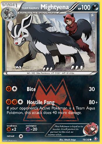 Mightyena da Equipe Magma (#19/34) Mightyena da Equipe Magma (#19/34)