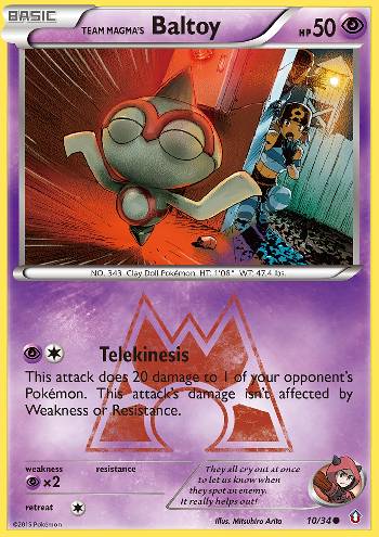 Baltoy da Equipe Magma (#10/34) Baltoy da Equipe Magma (#10/34)