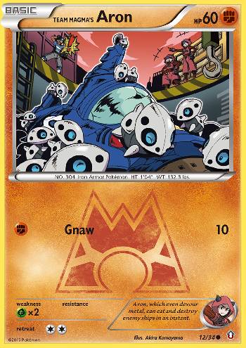 Aron da Equipe Magma (#12/34) Aron da Equipe Magma (#12/34)