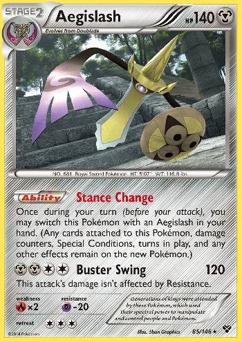 Aegislash (#85/146)(REVERSE FOIL) REVERSE FOIL