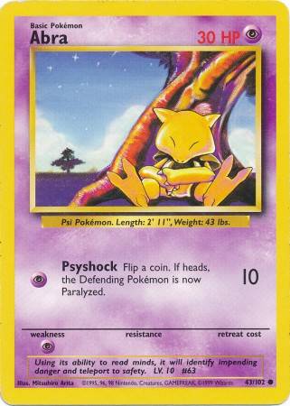 Abra (#43/102) Abra (#43/102)