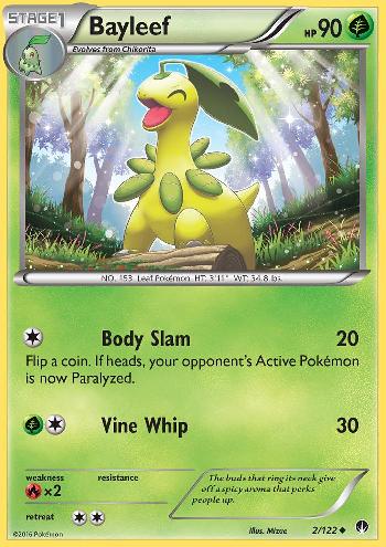 Bayleef (#2/122)(REVERSE FOIL) REVERSE FOIL
