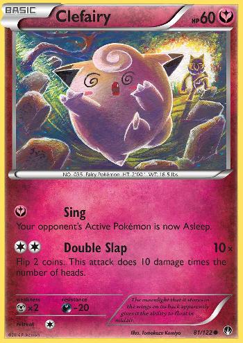 Clefairy (#81/122)(REVERSE FOIL) REVERSE FOIL