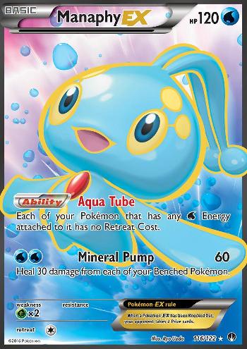 Manaphy-EX (#116/122) Manaphy-EX (#116/122)