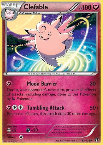 Clefable (#82/122)(REVERSE FOIL) REVERSE FOIL