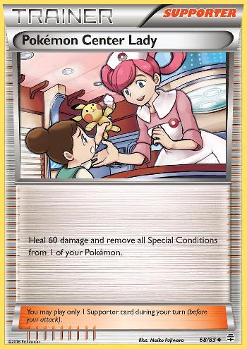 Dama do Centro Pokémon (#68/83) Dama do Centro Pokémon (#68/83)