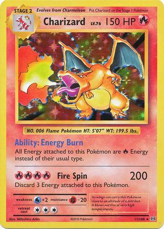 Charizard (#11/108)(REVERSE FOIL) REVERSE FOIL