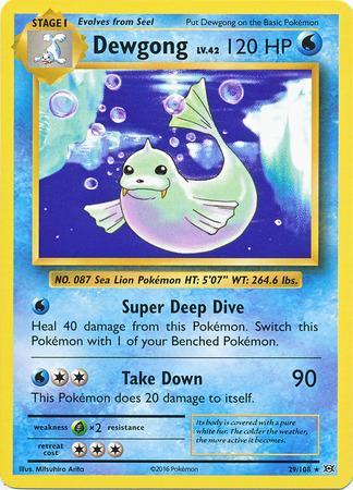 Dewgong (#29/108)(REVERSE FOIL) REVERSE FOIL